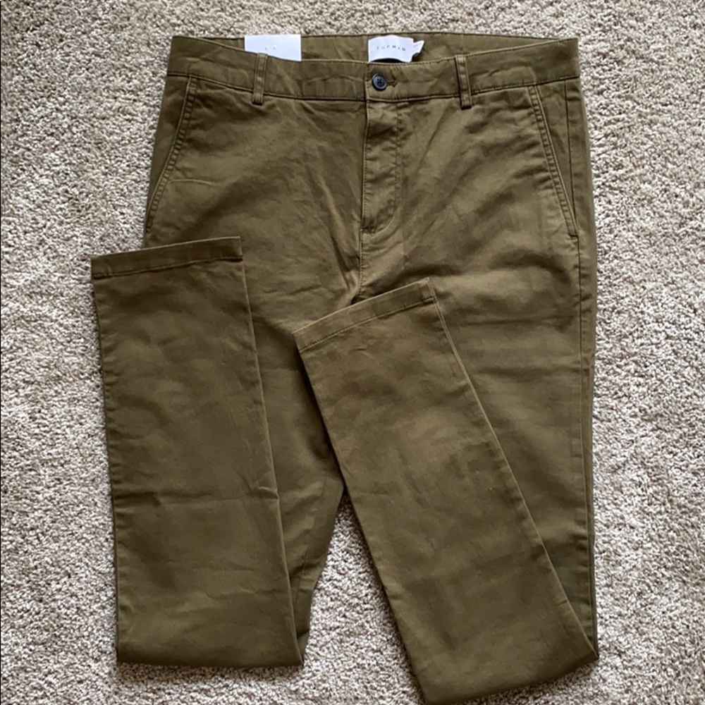 TOPMAN Stretch Skinny Men’s Pants 34W, 34L